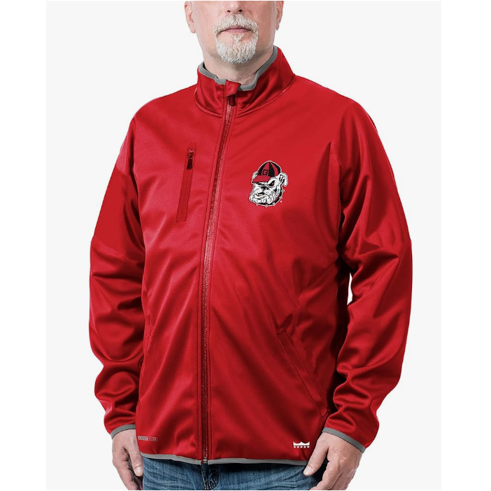 Georgia Bulldogs Franchise Club Red Alternate Softshell Full-Zip Jacket