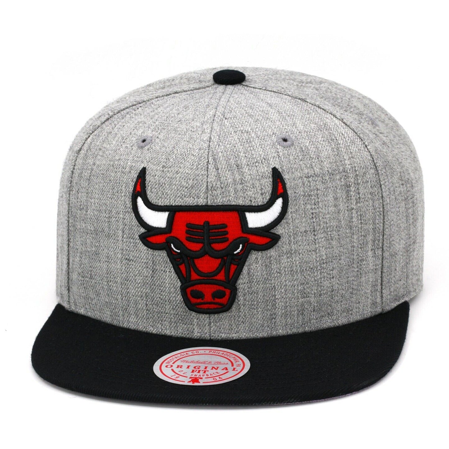 Chicago Bulls Mitchell & Ness Heather Under Pop Snapback Hat