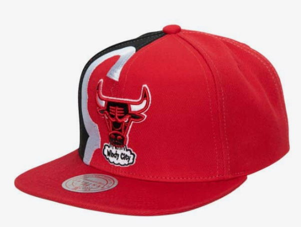 Chicago Bulls Mitchell & Ness Retroline Snapback Hat - Red