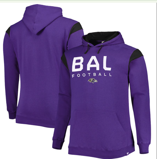 Baltimore Ravens Call the Shot Hoodie Men's Hoodie - Purple