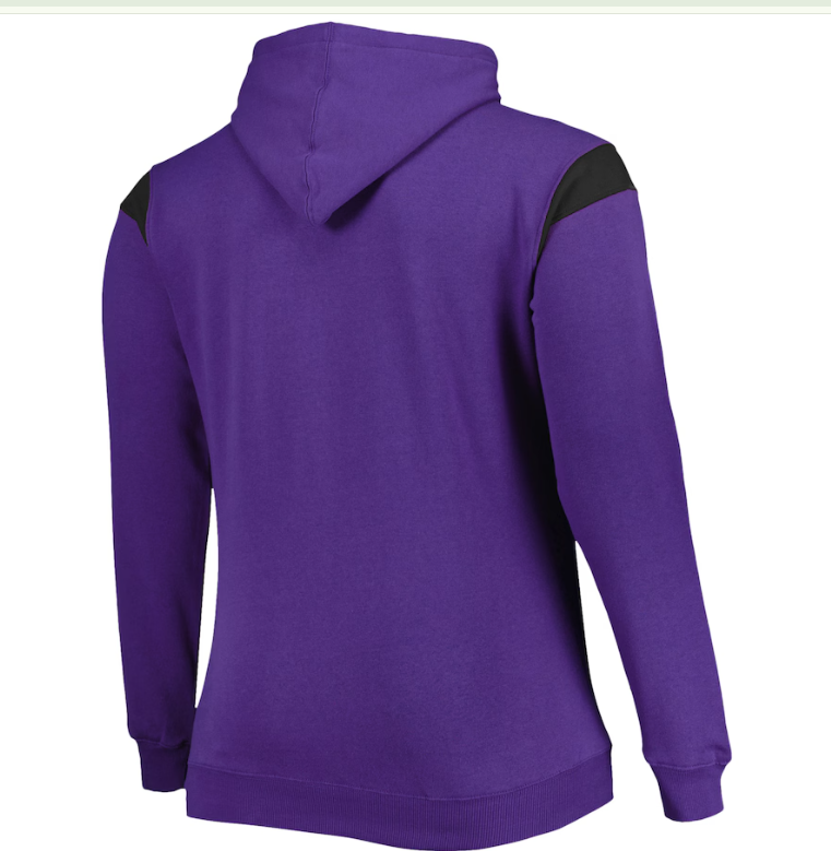 Baltimore Ravens Call the Shot Hoodie Men's Hoodie - Purple