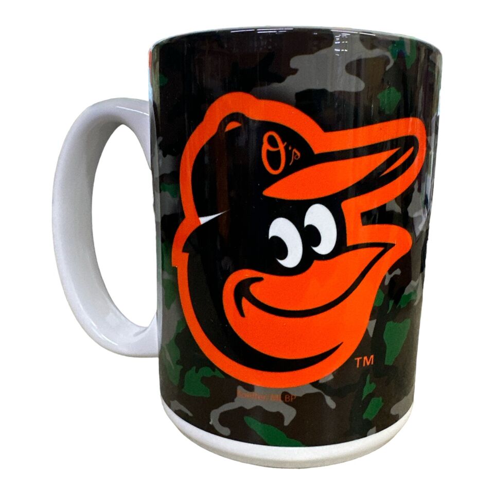 Baltimore Orioles Team Camo 15oz Coffee Mug