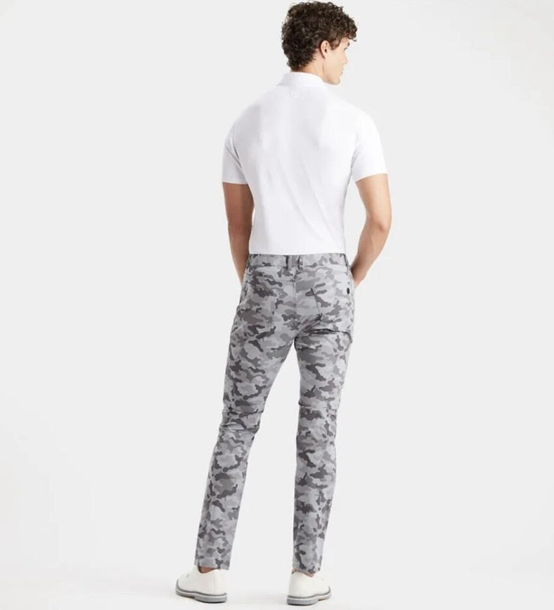 G/FORE GOLF TECH TOUR 4-WAY STRETCH 5 POCKET CAMO STRAIGHT LEG PANT