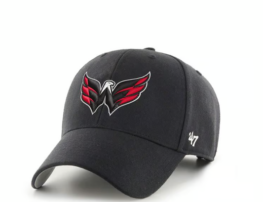 Washington Capitals '47 Brand MVP  Black Adjustable hat