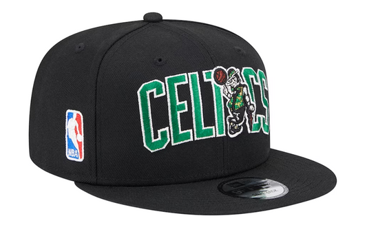 Boston Celtics New Era Logo Blend 9FIFTY Hat - Black