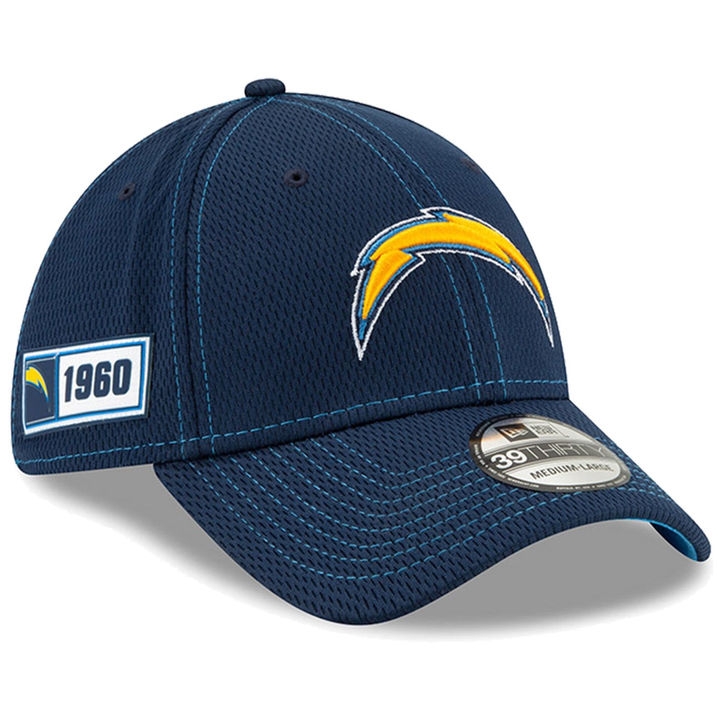 Los Angeles Chargers New Era Sideline Road 39THIRTY Flex Hat - Blue
