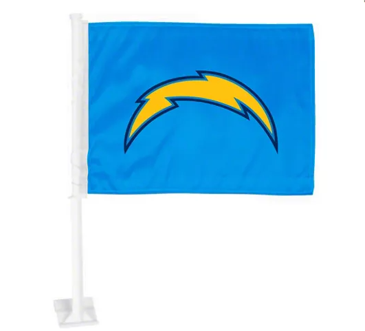 Los Angeles Chargers Team Car Flag - Blue