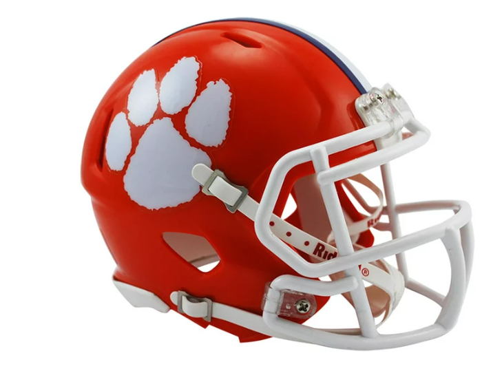 Clemson Tigers Riddell Mini Speed Replica Helmet
