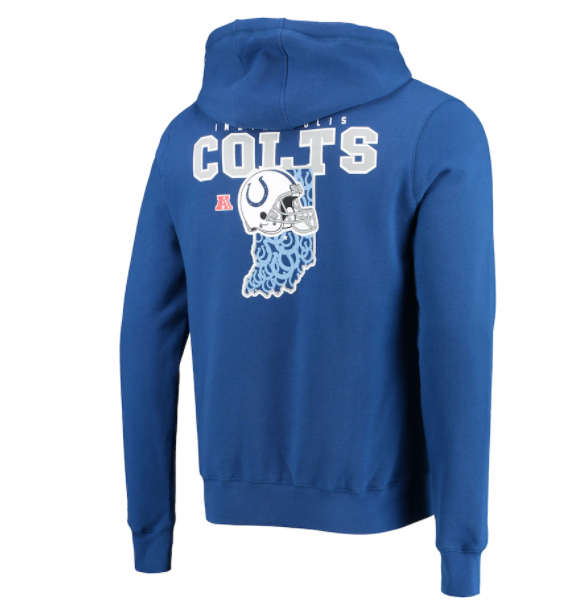 Indianapolis Colts New Era State Pull Over Hoodie - Blue