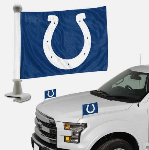 Indianapolis Colts Fan Mat Ambassador Flag Car