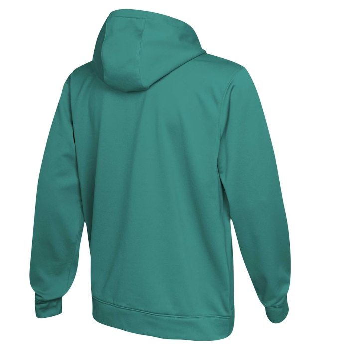 Miami Dolphins Backfield Combine Authentic Pullover Hoodie- Aqua