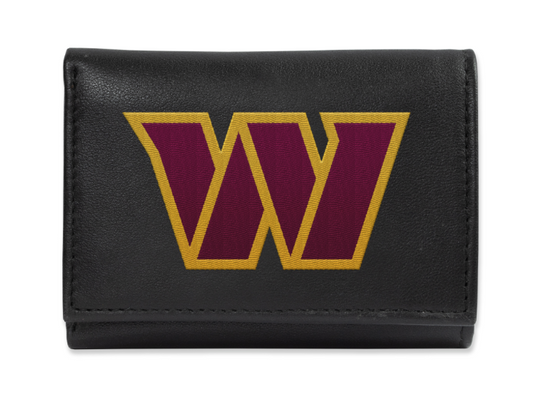 Washington Commanders Rico Embroidered Genuine Leather Tri Fold Wallet