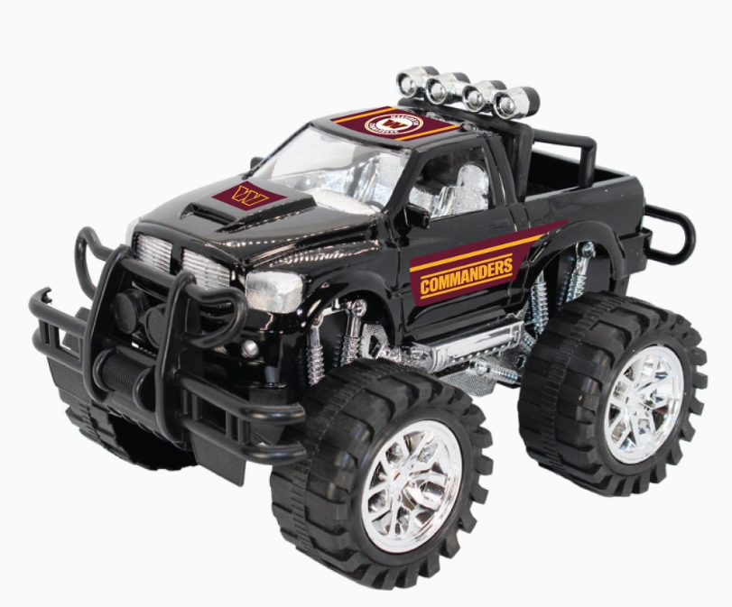 Washington Commanders Remote Controlled  Black Monster Truck
