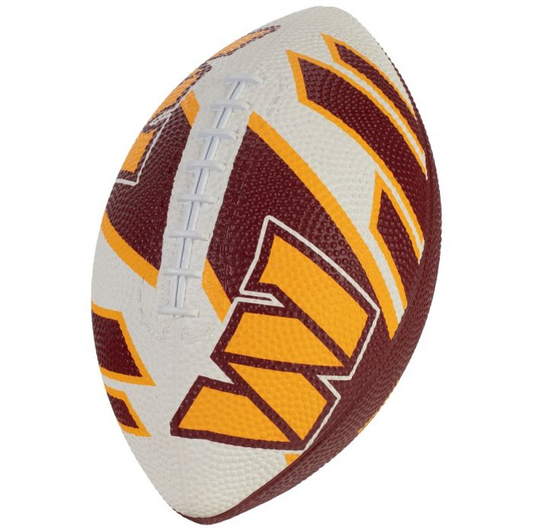 Washington Commanders Franklin Mini Stripe Rubber Football- No Box