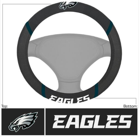 Philadelphia Eagles Football Grip Steering Wheel Cover