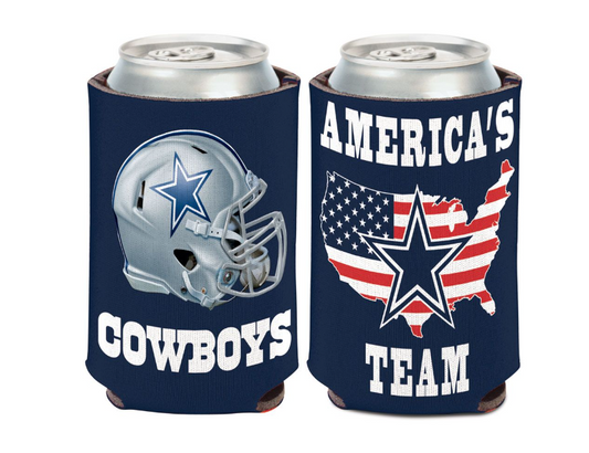 Dallas Cowboys Team Slogan Can Cooler