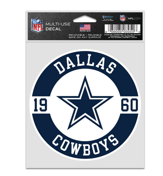 Dallas Cowboys Wincraft Patch 3.75" X 5" Decal