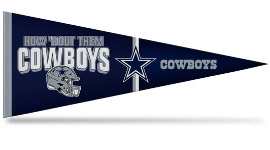 Dallas Cowboys Rico Team Slogan Soft Felt 12x30 Pennant