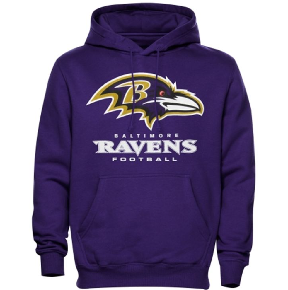 Baltimore Ravens Fanatics Critical Victory Pullover Hoodie - Purple
