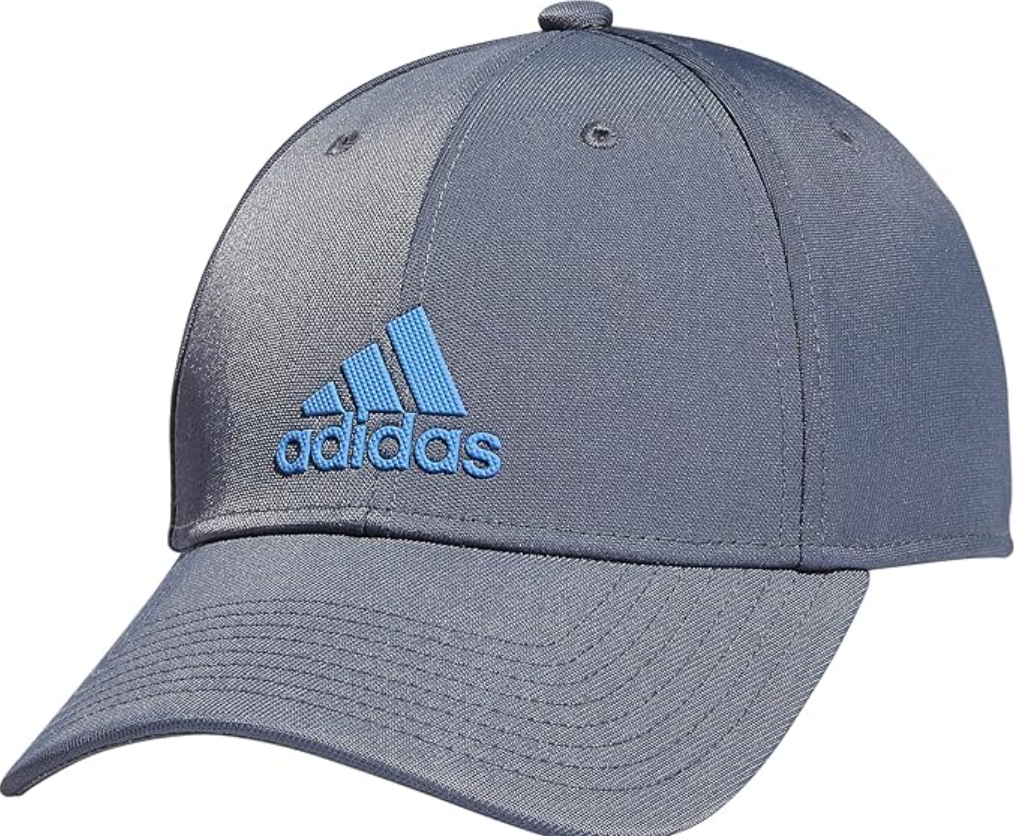 adidas Men's Onix/Blue Decision III Adjustable Hat