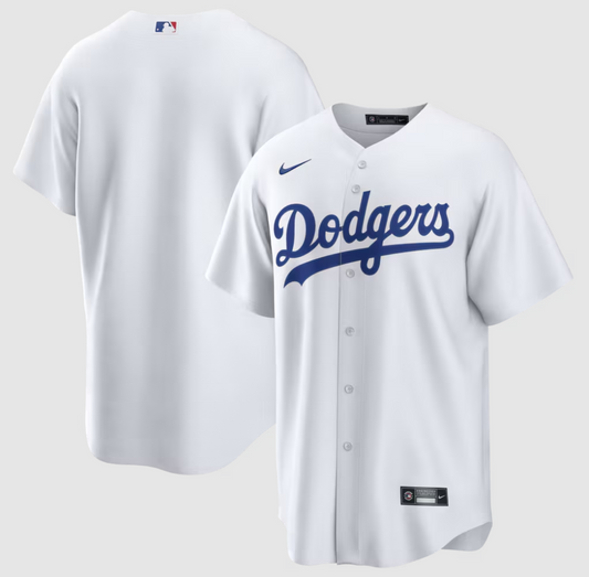 Los Angeles Dodgers Nike Home Replica Team Jersey - White
