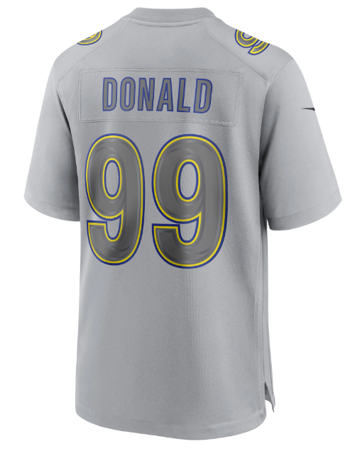Los Angeles Ram Nike #99 Aaron Donald Youth Atmosphere Jersey