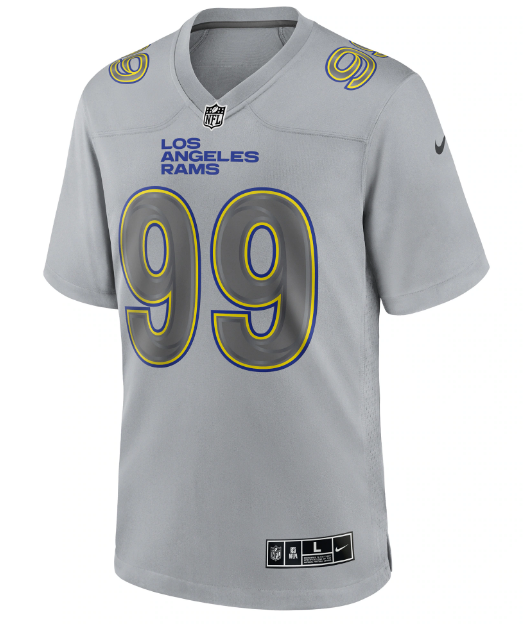 Los Angeles Ram Nike #99 Aaron Donald Youth Atmosphere Jersey