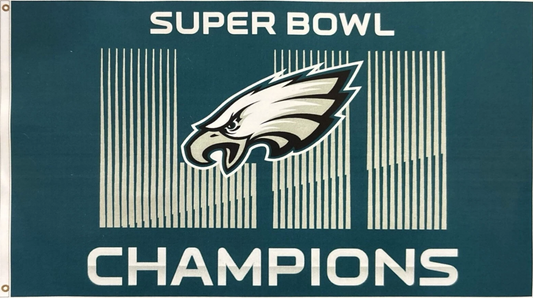 Philadelphia Eagles Wincraft Super Bowl LII Champtions Classic Deluxe 3x5 House Flag