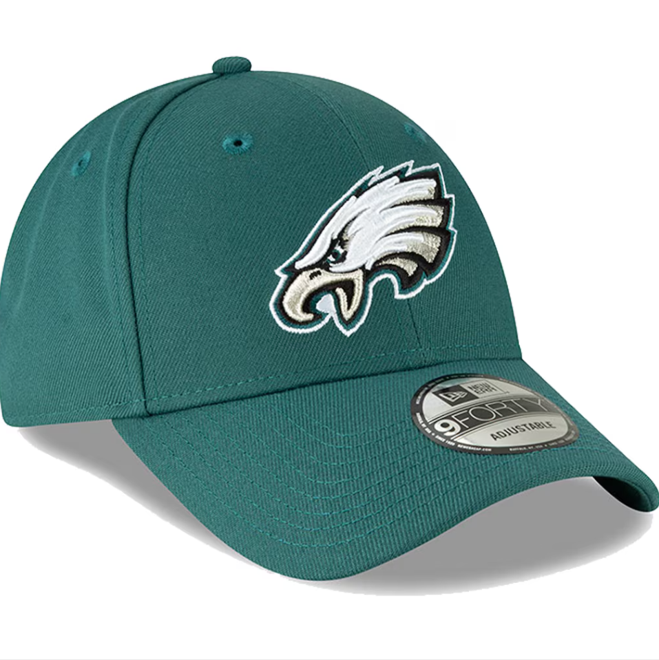 Philadelphia Eagles New Era The League 9Forty Green Team Snapback Hat