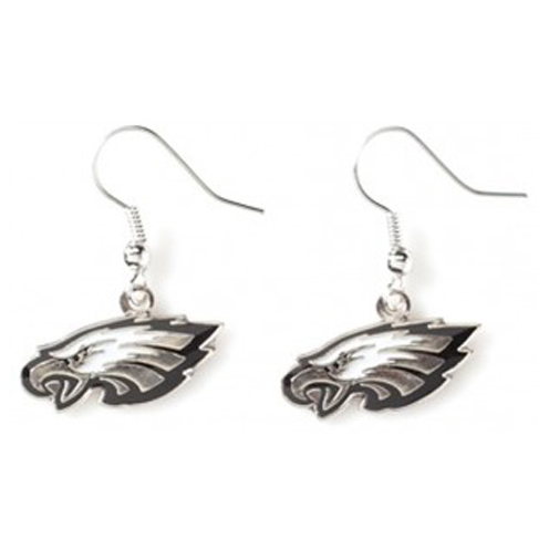 Philadelphia Eagles Logo J Hook Earrings