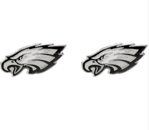 Philadelphia Eagles Aminco Post Logo Earrings