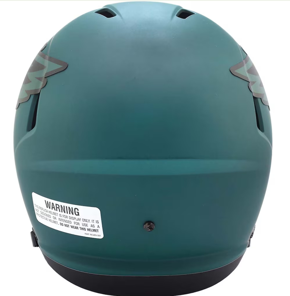 Philadelphia Eagles Riddell Rave Green Speed Mini Helmet