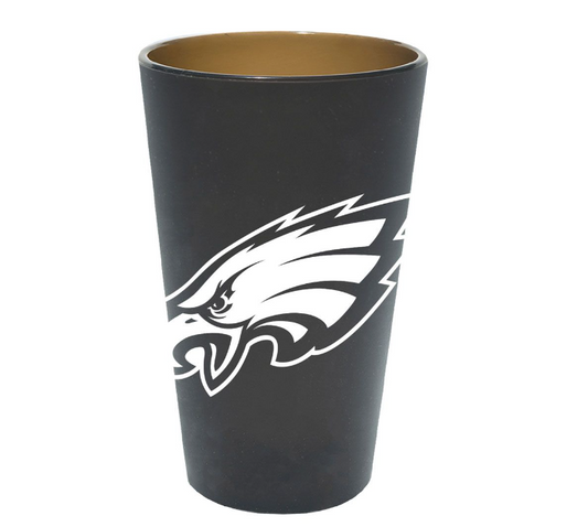 Philadelphia Eagles Wincraft Smoke 16 oz Silicone Pint-Black