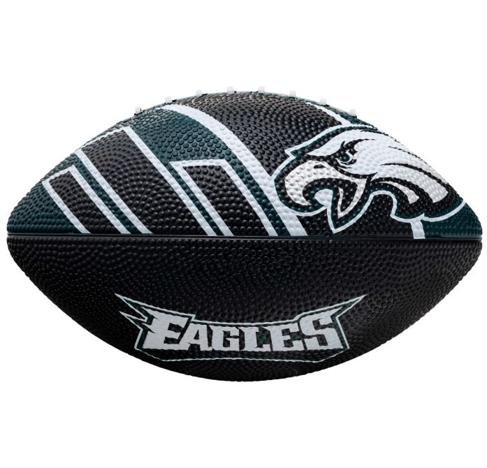 Philadelphia Eagles Franklin Mini Stripe Rubber Football- No Box