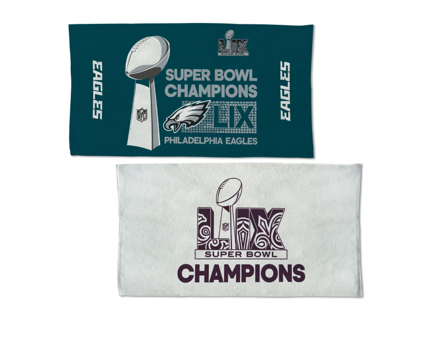 Philadephia Eagles WinCraft Super Bowl LIX Champions Locker Room 22'' x 42'' Double-Sided Towel