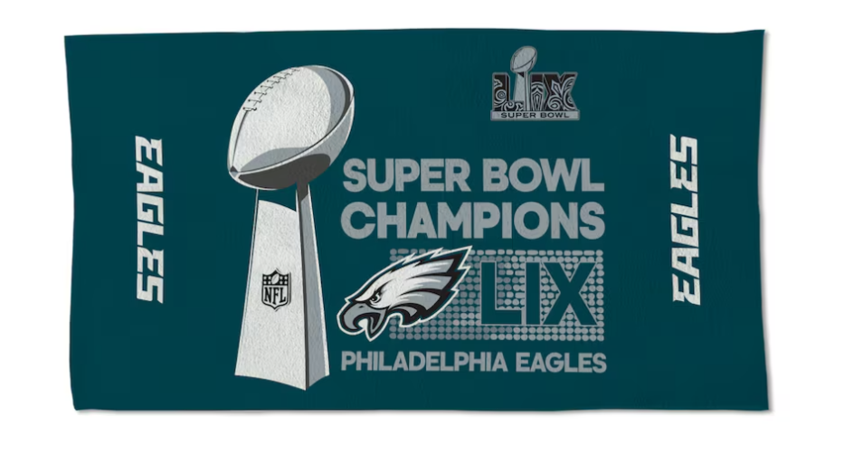 Philadephia Eagles WinCraft Super Bowl LIX Champions Locker Room 22'' x 42'' Double-Sided Towel