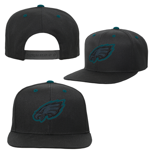 Philadelphia Eagles NFL Youth Team Black Snapback Hat