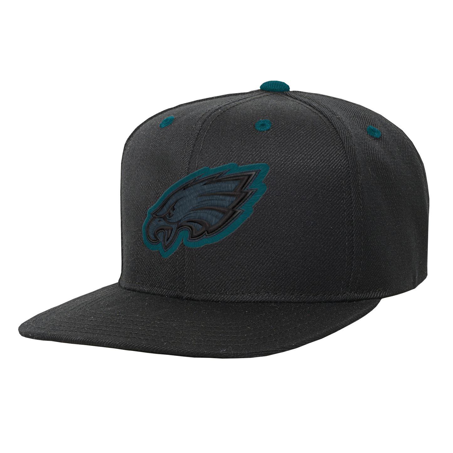 Philadelphia Eagles NFL Youth Team Black Snapback Hat