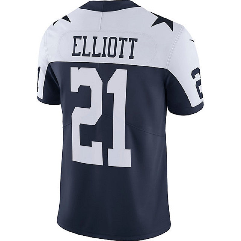 Dallas Cowboys #21 Ezekiel Elliott Throwback Vapor F.U.S.E. Limited Men's Jersey