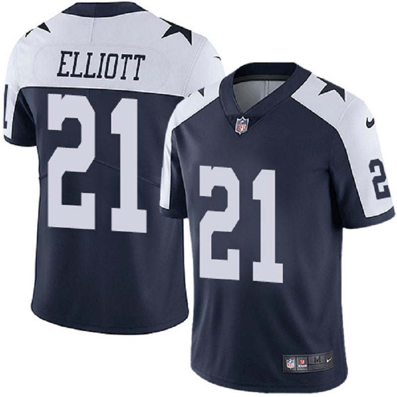 Dallas Cowboys #21 Ezekiel Elliott Throwback Vapor F.U.S.E. Limited Men's Jersey