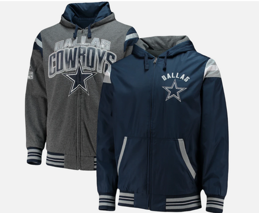 Dallas Cowboys G-III Fast Pace Reversible Jacket
