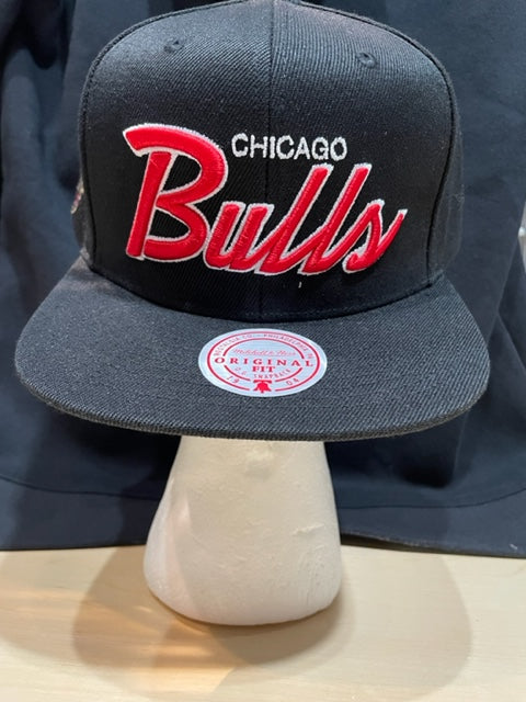 Chicago Bulls Mitchell & Ness NBA 1998 Champ Year Trophy Snapback Hat - Black