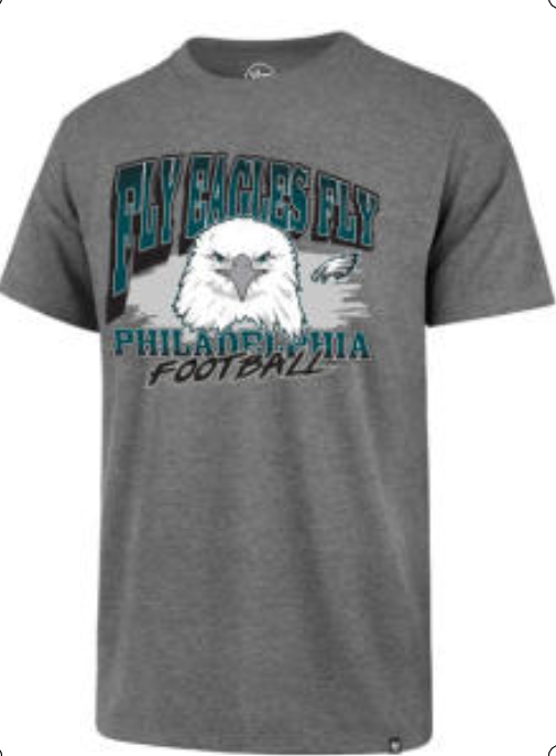 Philadelphia Eagles '47 "Fly Eagles Fly" Super Rival T-Shirt - Heather