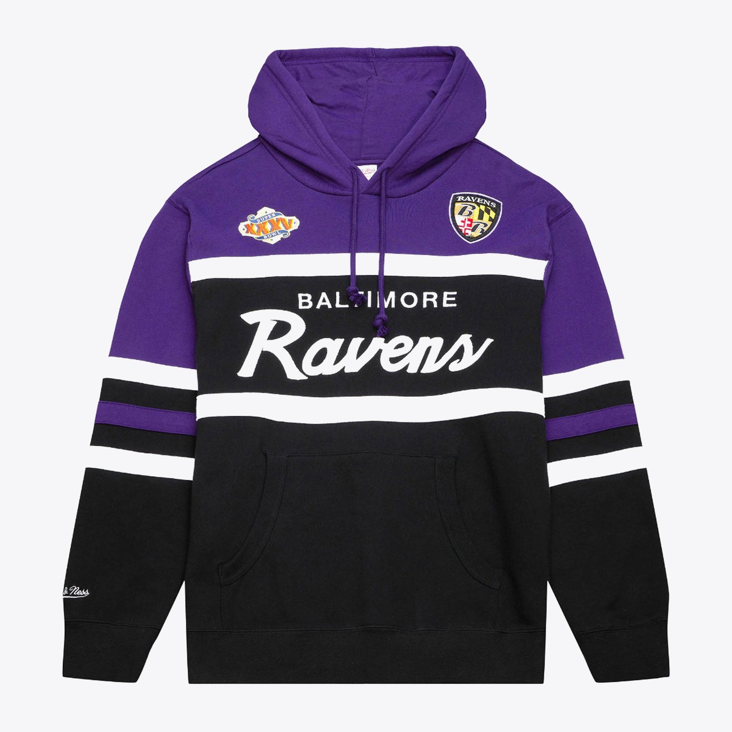 Baltimore Ravens Mitchell & Ness Head Coach Pullover Hoodie