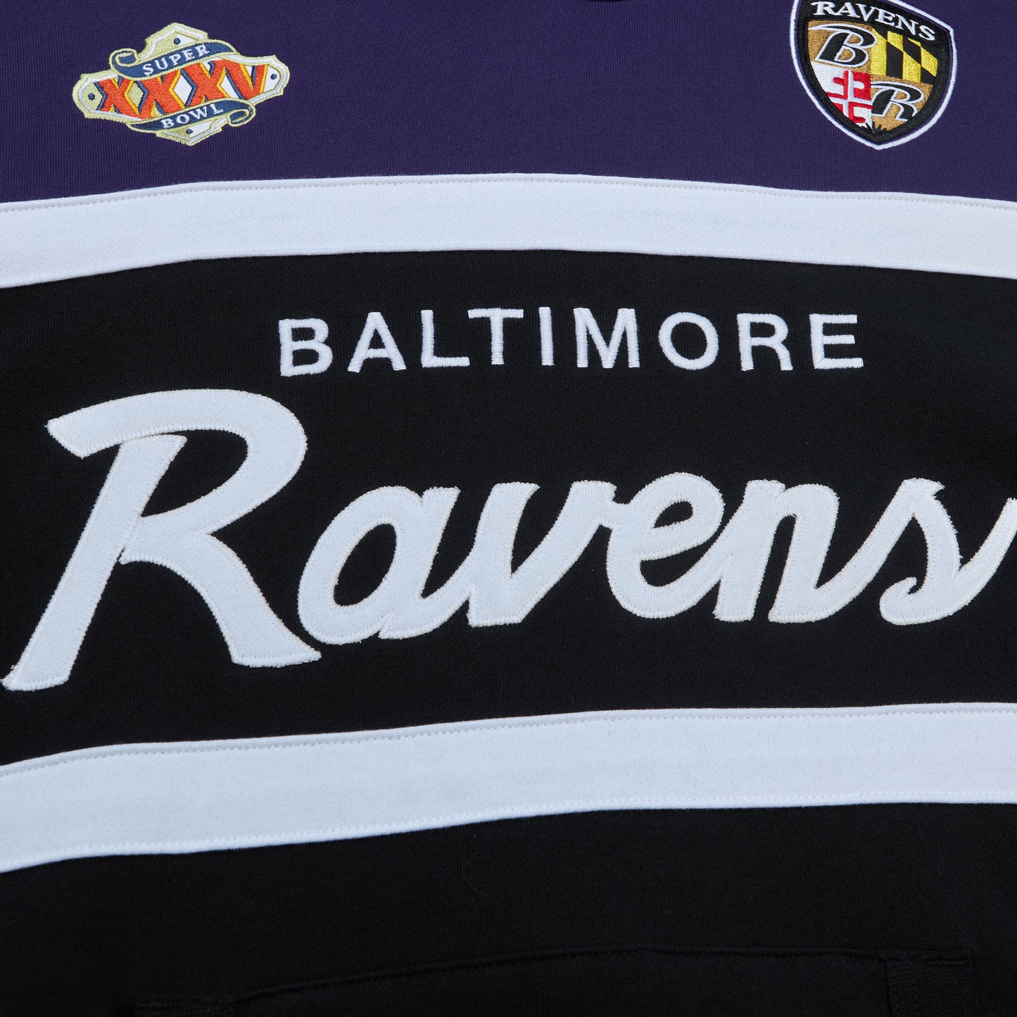 Baltimore Ravens Mitchell & Ness Head Coach Pullover Hoodie