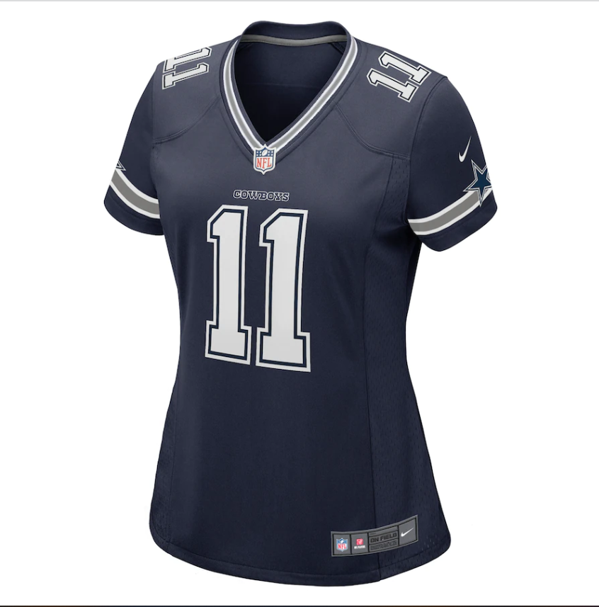 Dallas Cowboys Nike Womens #11 Micah Parson Game Blue Jersey
