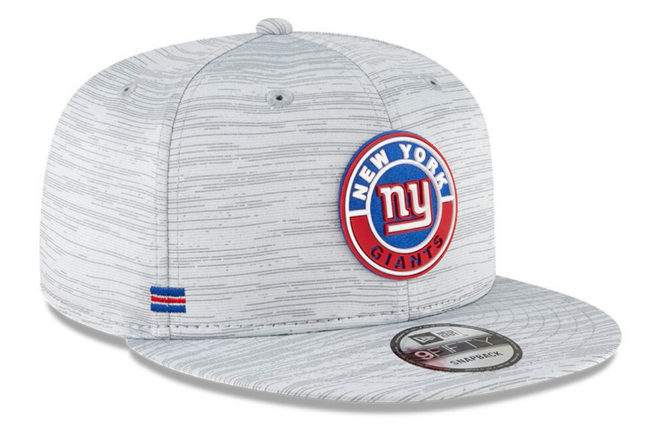 New York Giants New Era Sideline Road 9FIFTY Adjustable Hat - Gray