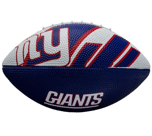 New York Giants Franklin Mini Stripe Rubber Football- No Box
