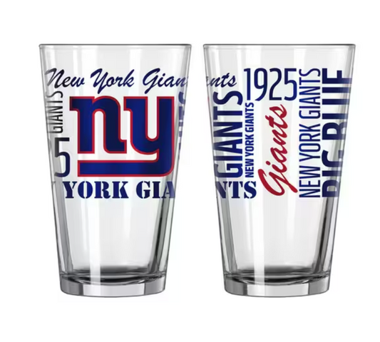 New York Giants Boelter 16 Oz Spirit Pint Glass