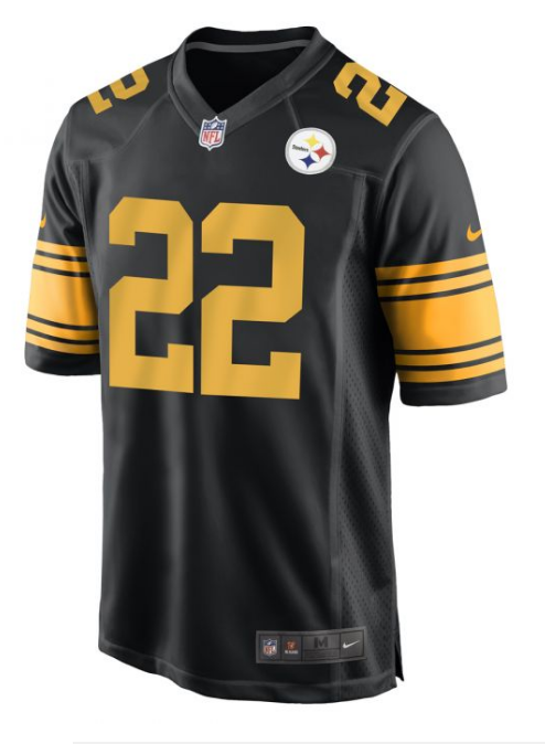 Pittsburgh Steelers #22 Najee Harris Color Rush Youth Jersey - Black